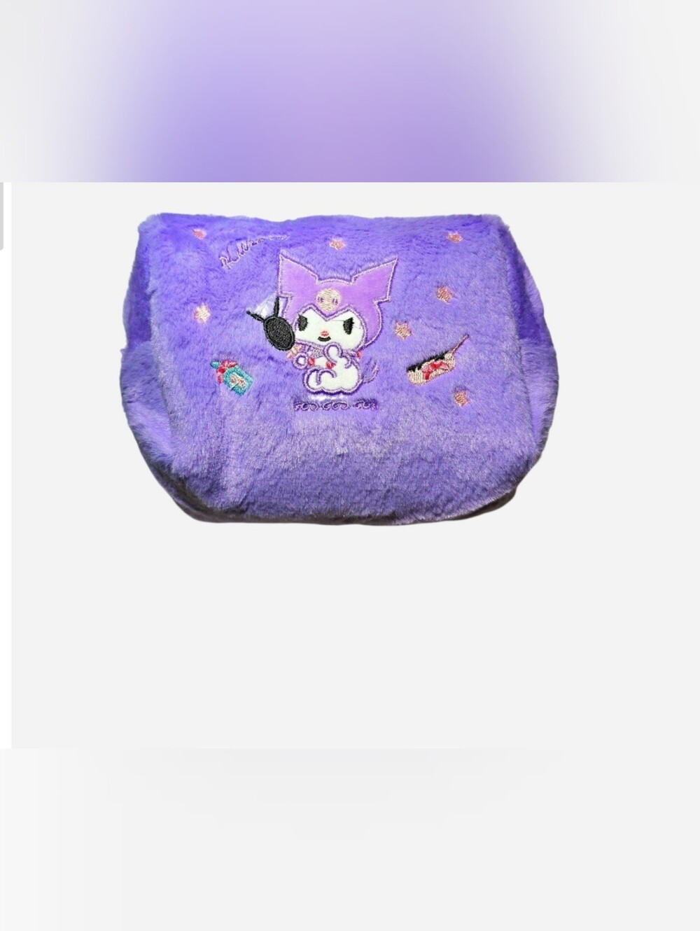 Kuromi Plush Makeup/Cosmetic Bag NEW
